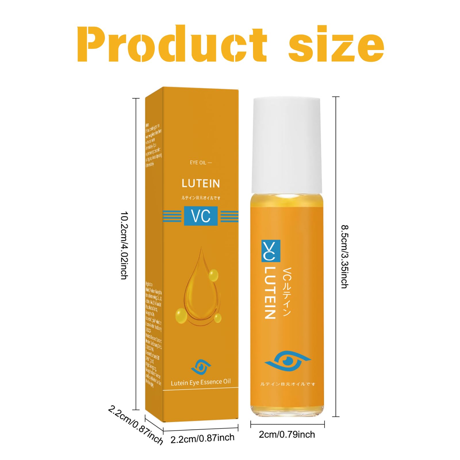Lutein Yeux huile essentielle – soin quotidien du contour des yeux.
