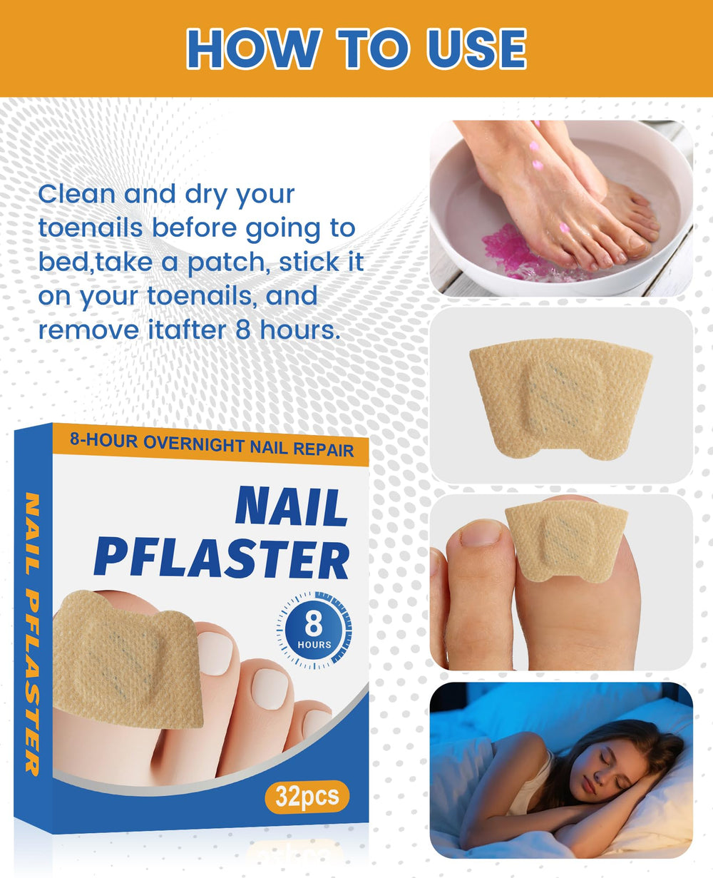 Patch HuiPoLii pour ongles endommagés, adhésion fiable et soin ciblé.