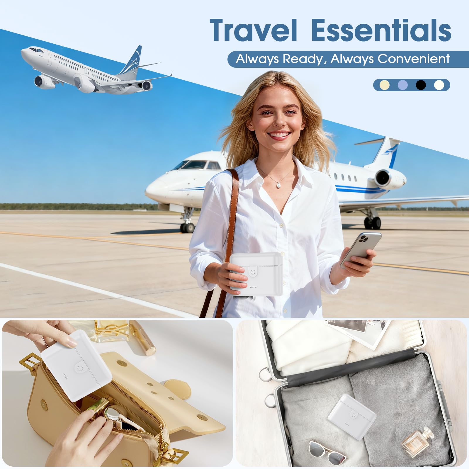 HUITAI – ensemble compact et léger, parfait pour les voyages.