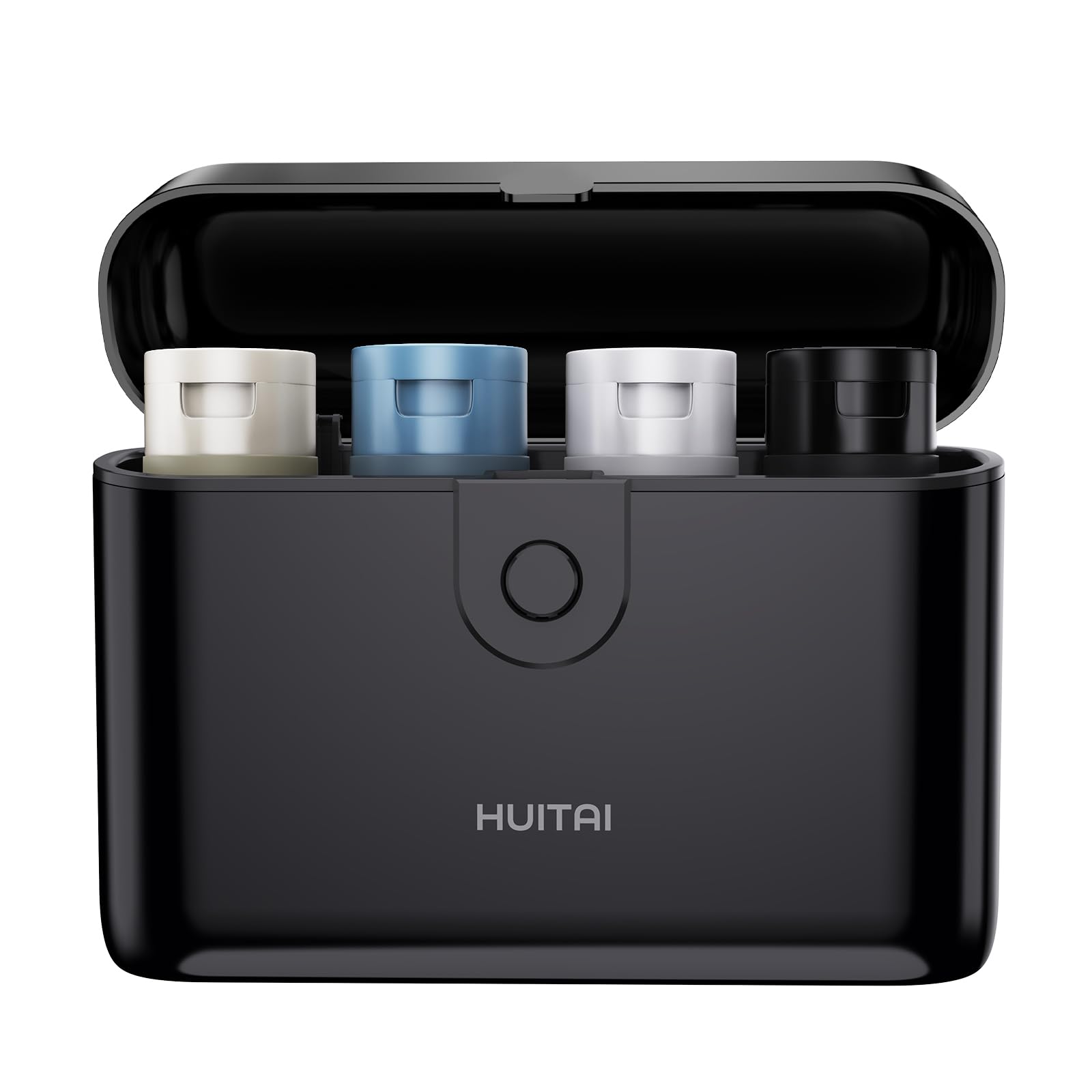 HUITAI étui voyage compact protège vos bouteilles lors des trajets.