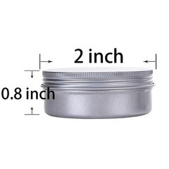Hulless boîte aluminium 30 ml pour cosmétiques, parfait lip balm.