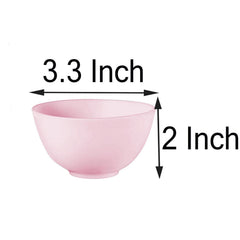 Hulless bol-silicone coloré, pratique pour distinguer les soins visage.