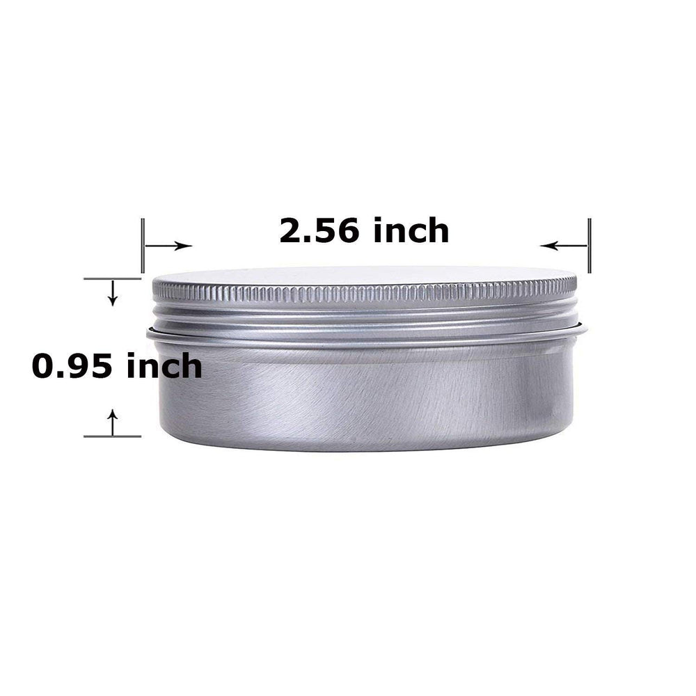 Pot Hulless cosmétique 60 ml, bouchon vissable pour baume à lèvres.