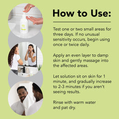 Humane: appliquer sur peau humide et masser doucement.