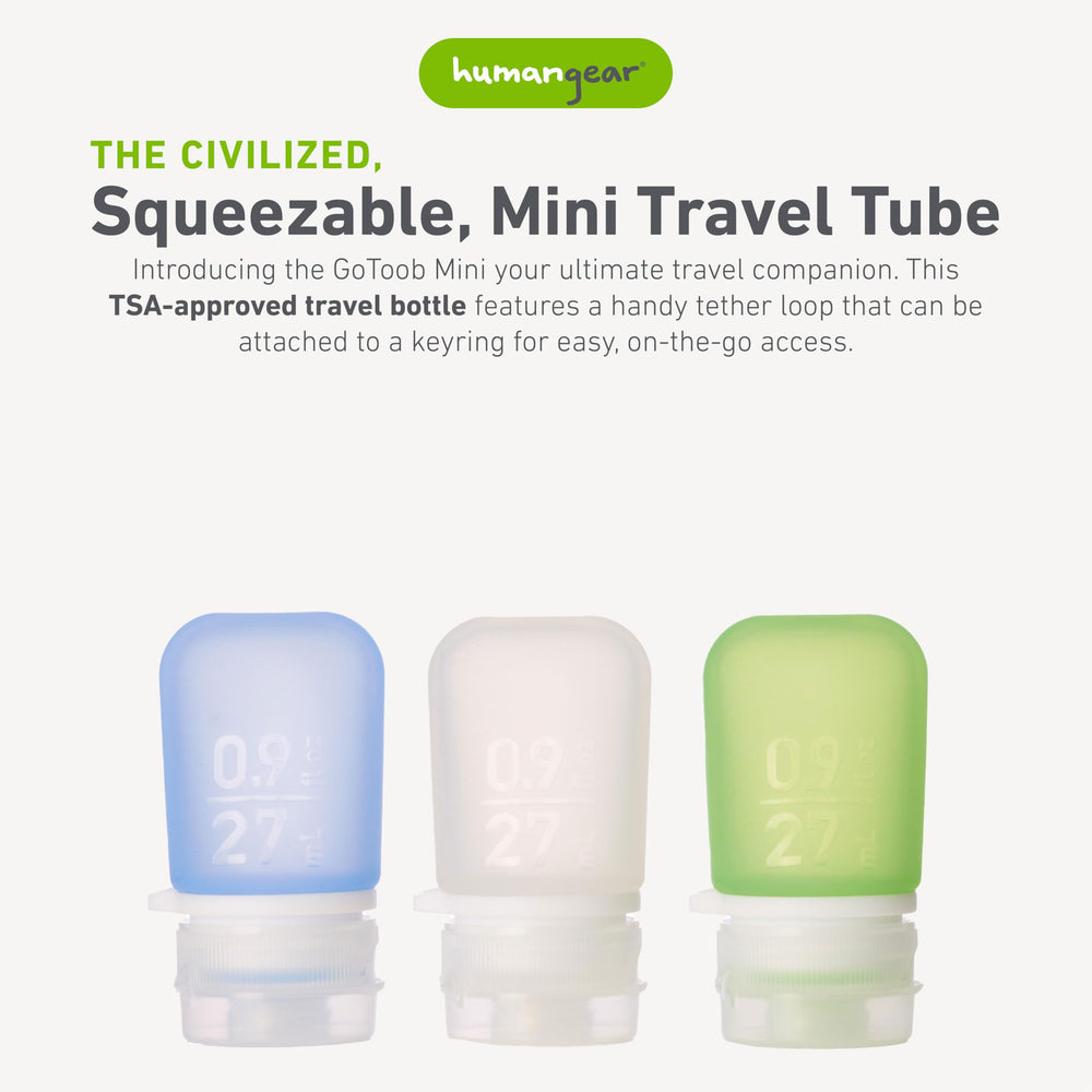GoToob Mini: ouverture large pour remplir facilement vos liquides