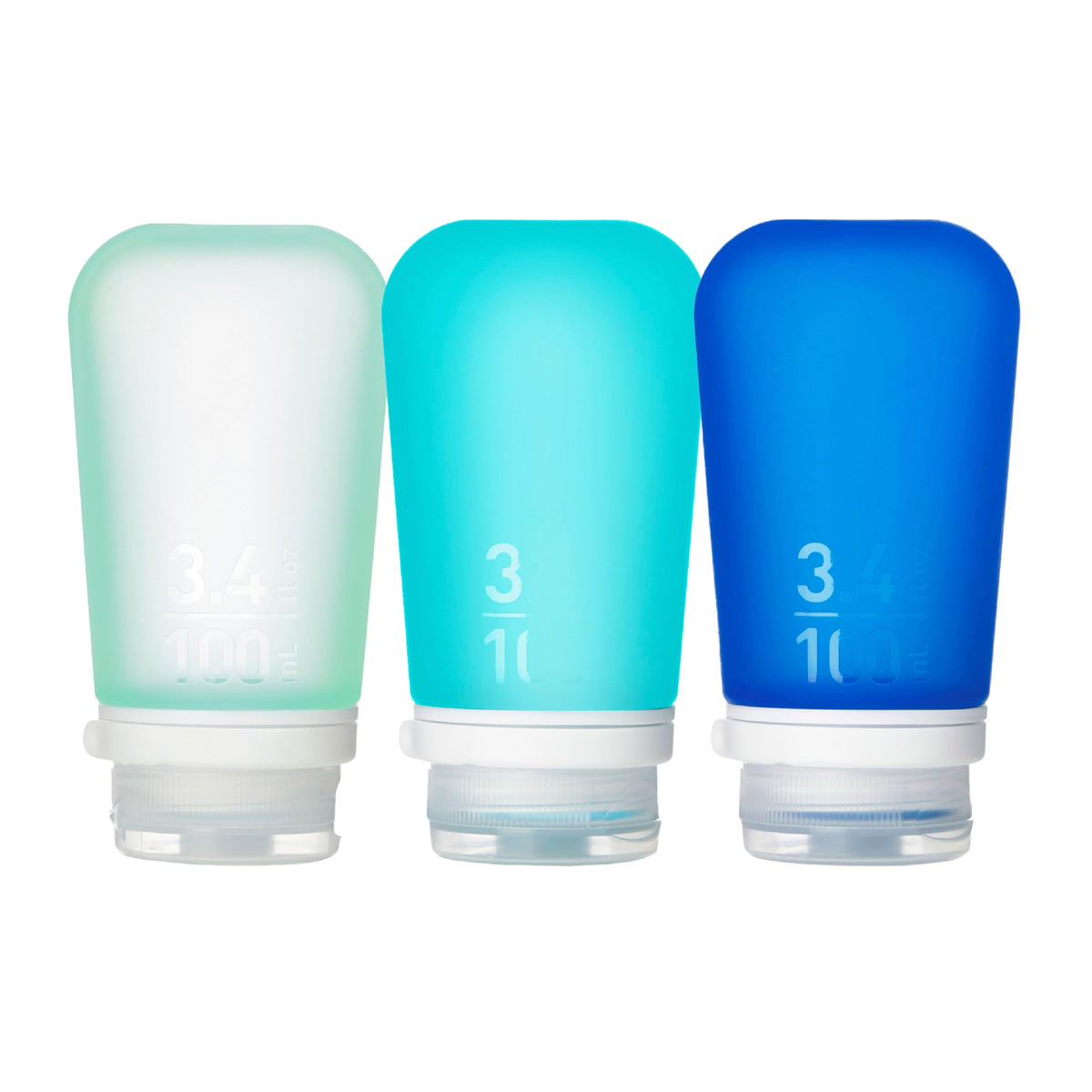 GoToob+ pack large triple, pratique pour transporter plusieurs liquides lors de voyages.