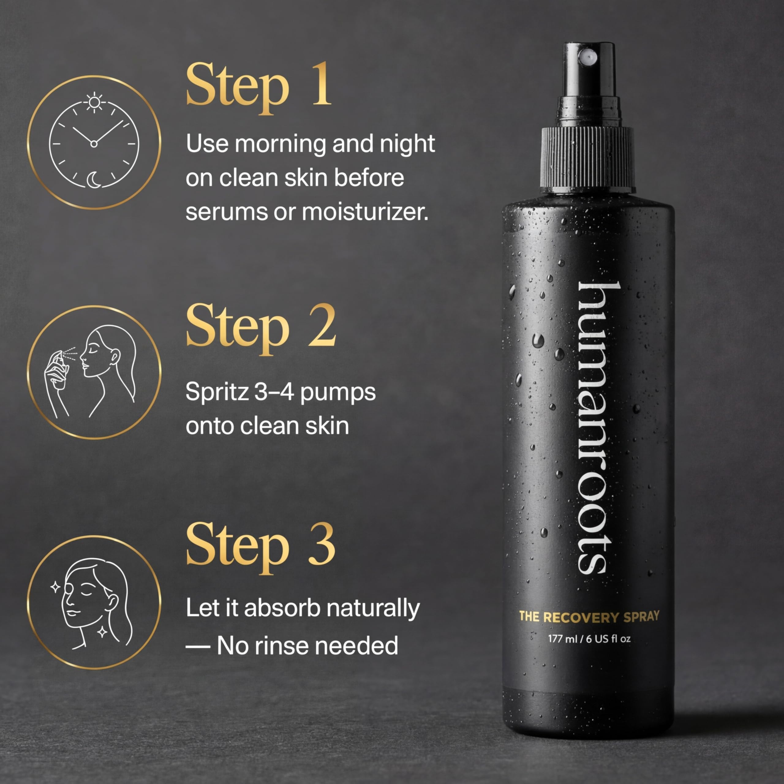 Humanroots Brume Visage, usage après nettoyage pour rafraîchir