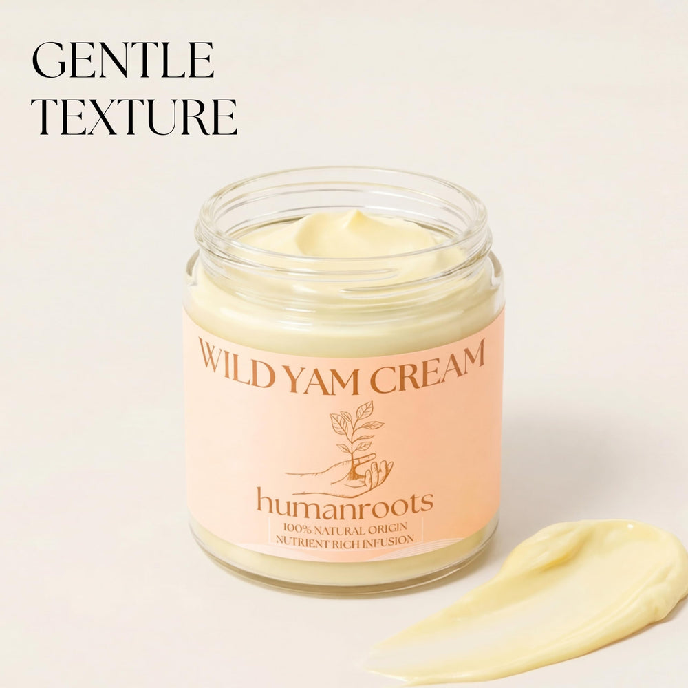 humanroots crème igname sauvage baies gattilier, soutien potentiel lors des changements naturels