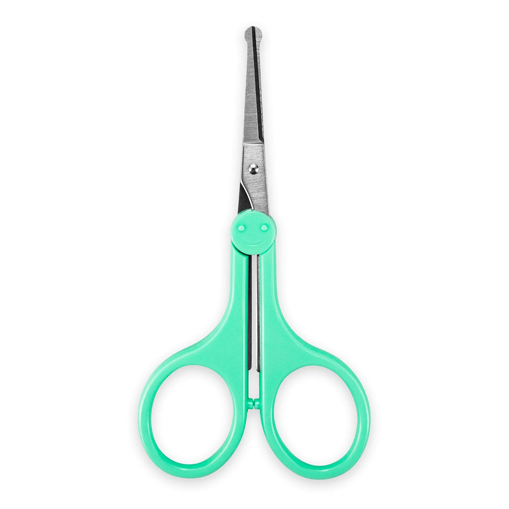 Ciseaux Humbee – bord sécurité, usage doux sur zones délicates comme les sourcils et cils.