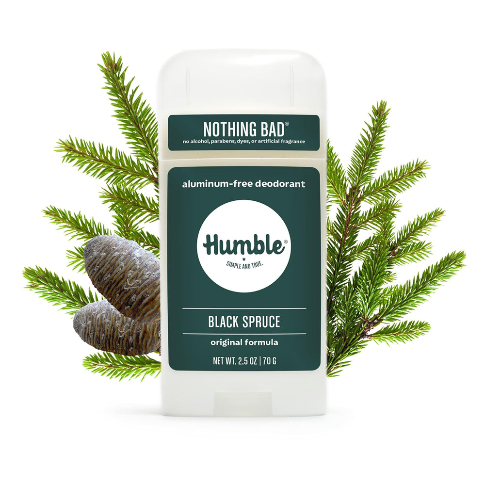 Humble Brands Déodorant Formule Originale, application douce sans irritations.