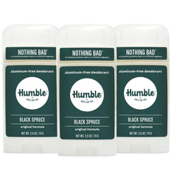 Humble Brands Déodorant Formule Originale, bouteille 2,5 oz, contrôle durable des odeurs.