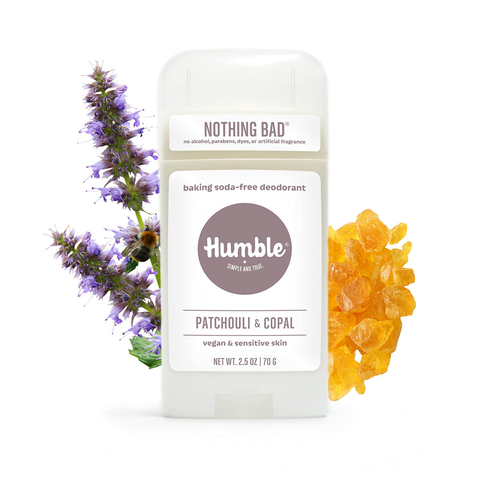 Humble Brands – ingrédients clés: amidon de maïs, magnésium, cire de candelilla, huile MCT.