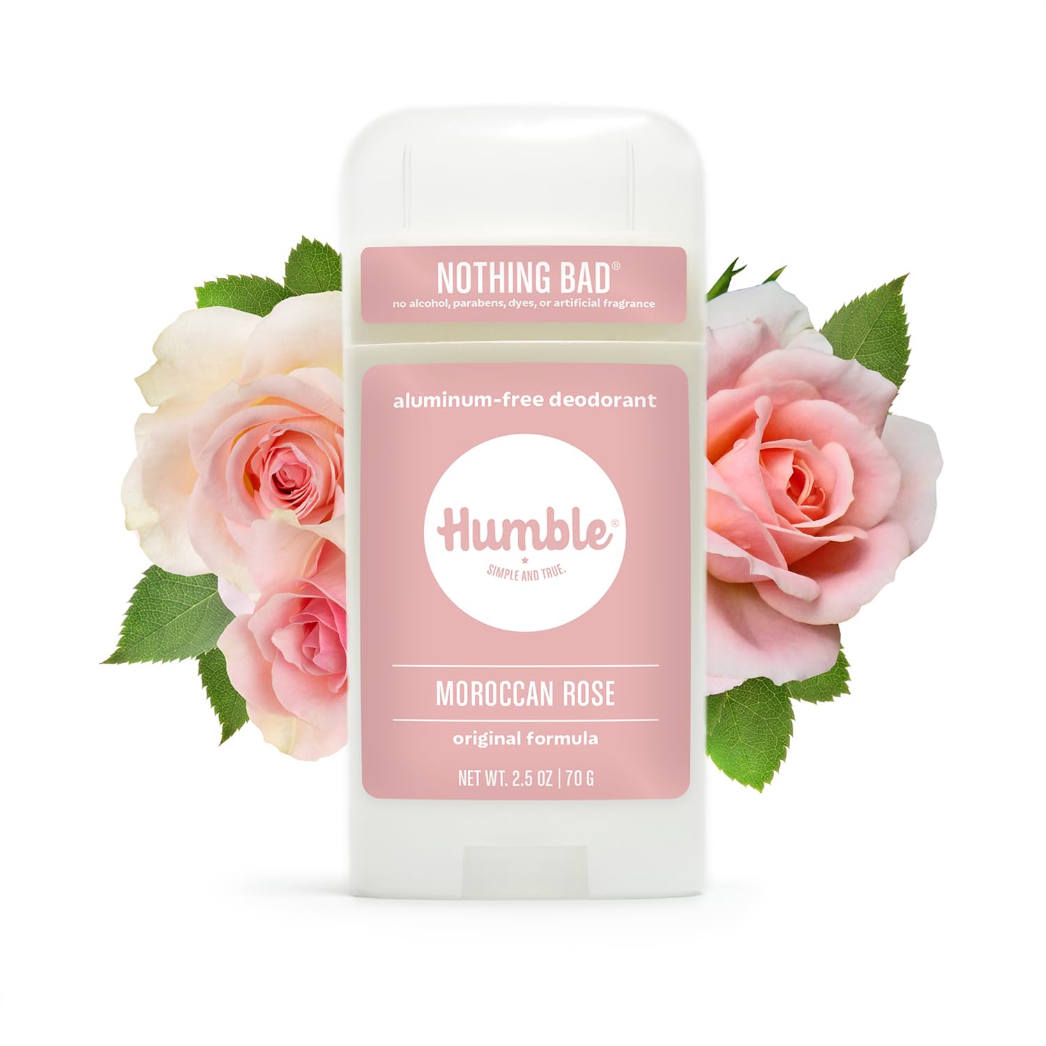 Utilisation quotidienne avec Humble Brands Déodorant Original Rose Maroc.