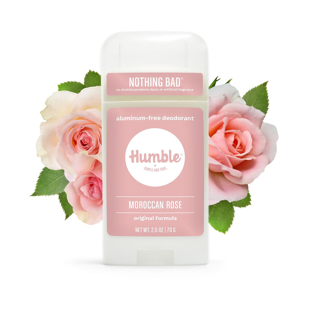 Utilisation quotidienne avec Humble Brands Déodorant Original Rose Maroc.