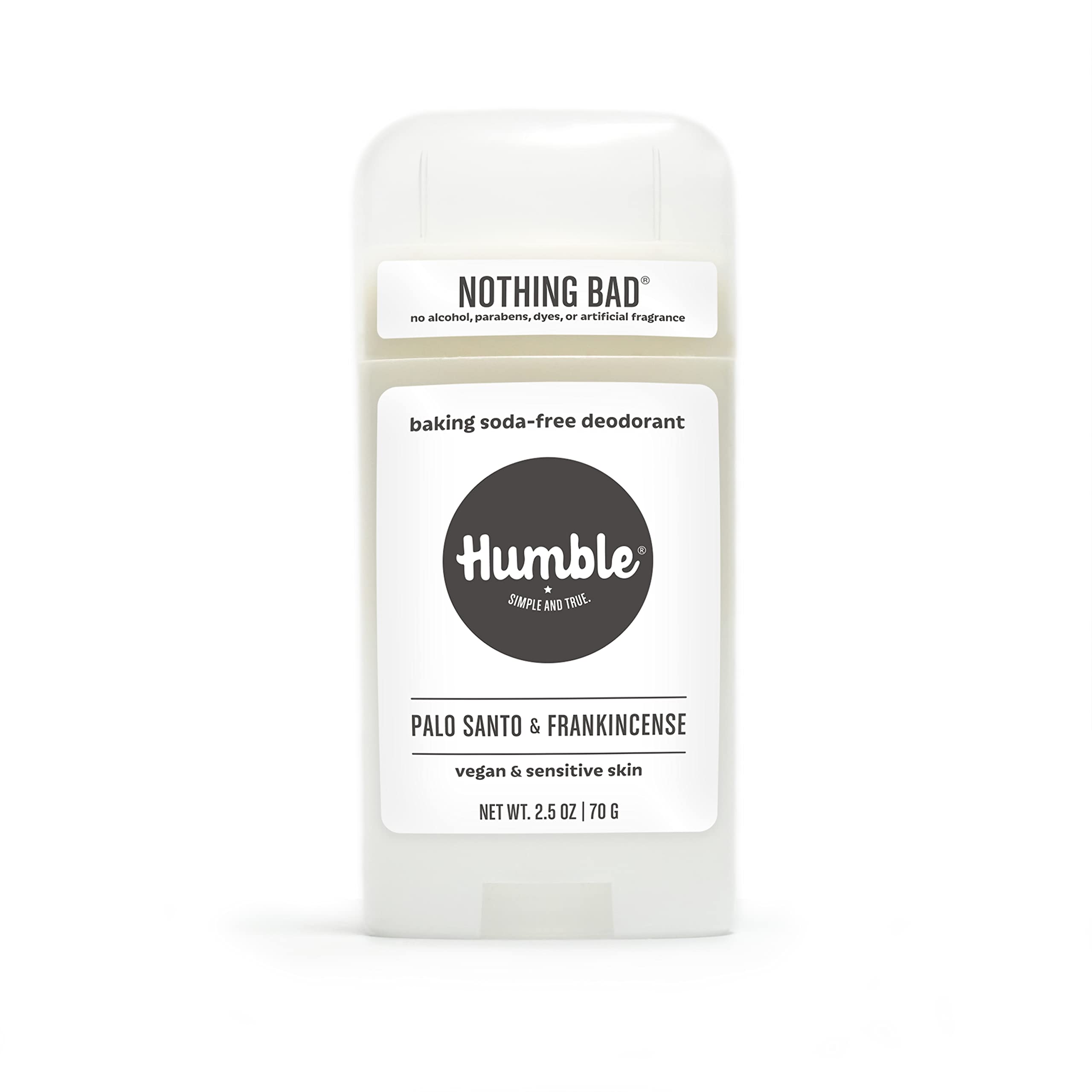 HUMBLE sans aluminium, déodorant en bouteille pour une fraîcheur naturelle.