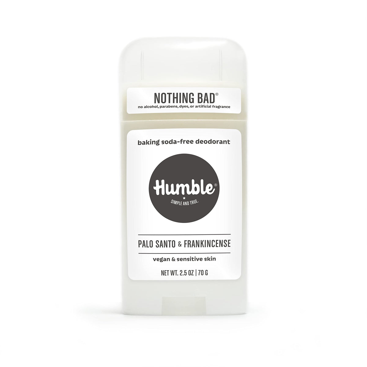 HUMBLE sans aluminium, déodorant en bouteille pour une fraîcheur naturelle.