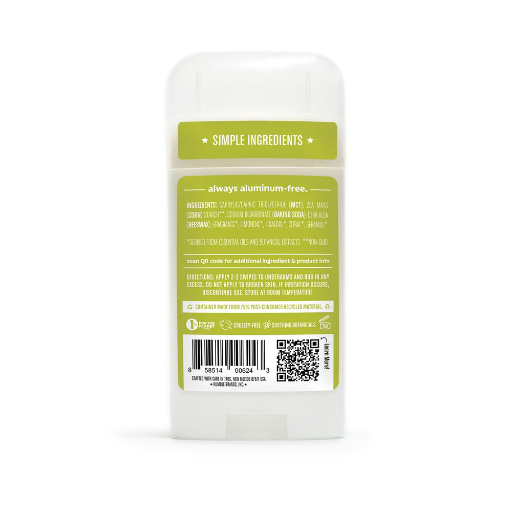 Humble Brands Déodorant texture soyeuse, sensation agréable toute la journée