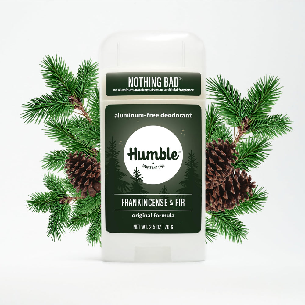 Application quotidienne avec Humble Original Formule, douceur et fraîcheur discrète.