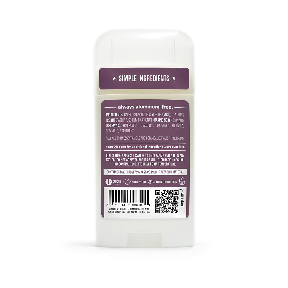 HUMBLE BRANDS Déodorant Original - Cruelty-Free Leaping Bunny.