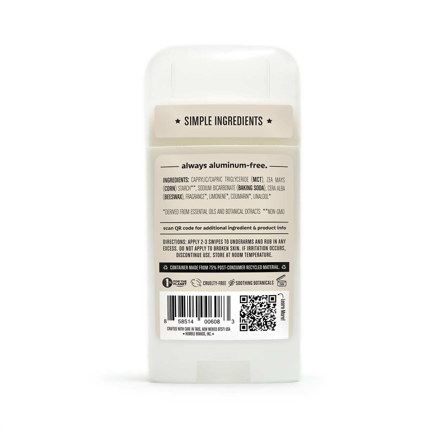 Ambiance quotidienne agréable avec Humble Brands Original Formula au Palo Santo et Encens.