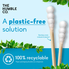 Distributeur The Humble Co en emballage papier recyclé, pratique et durable.