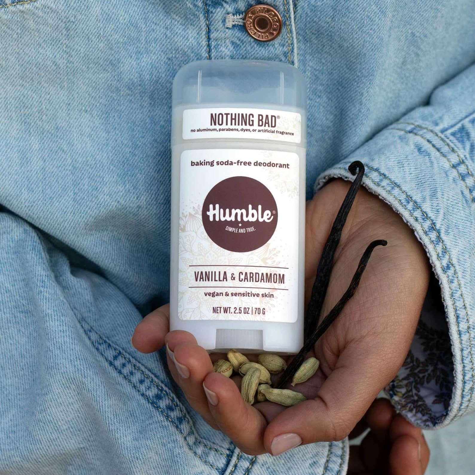 Humble Formule sans aluminium – déodorant simple et sûr.