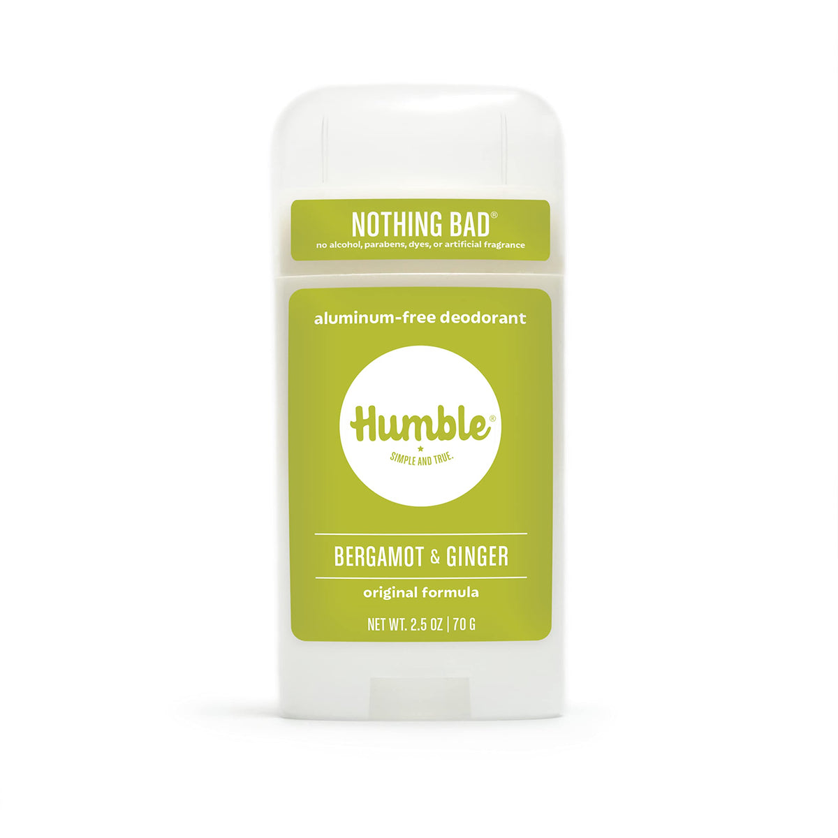 HUMBLE Déodorant Original en bâton, application fluide et contrôle durable des odeurs.