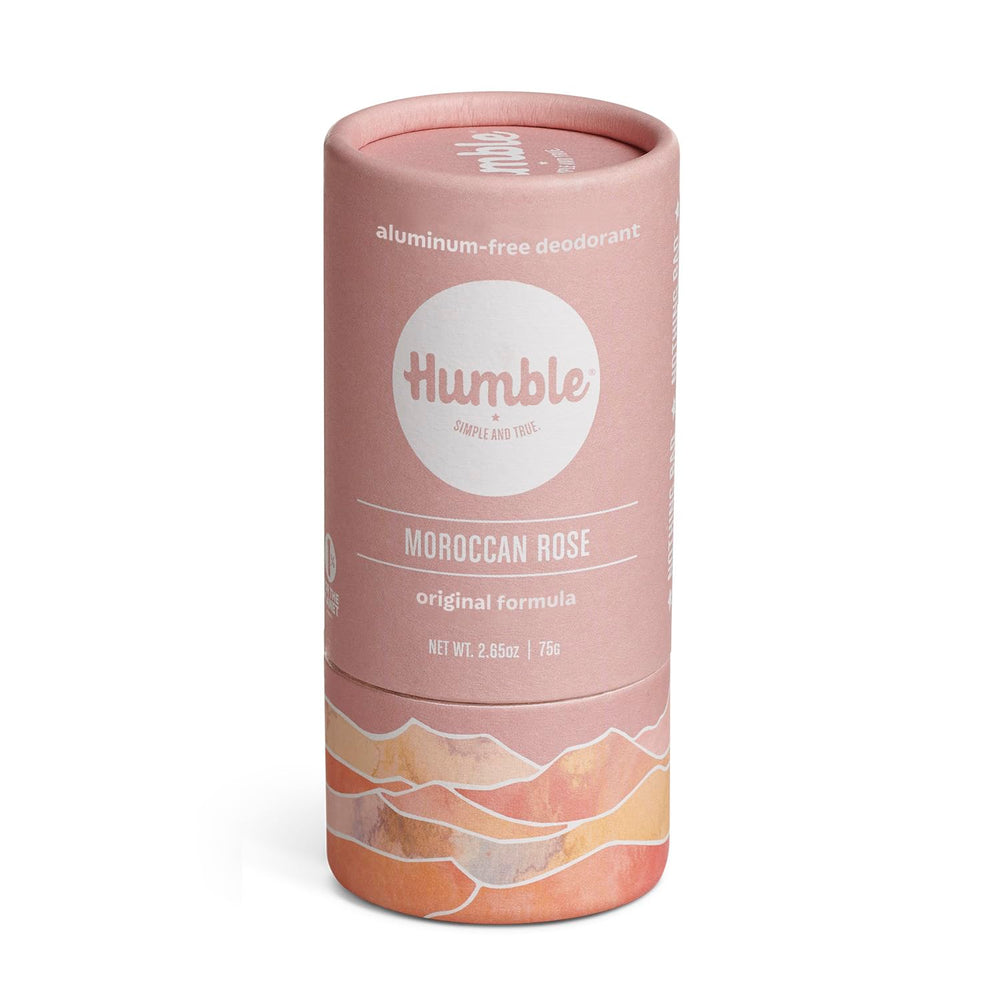 Humble Original Formula déodorant dans sa bouteille zéro plastique et contrôle des odeurs