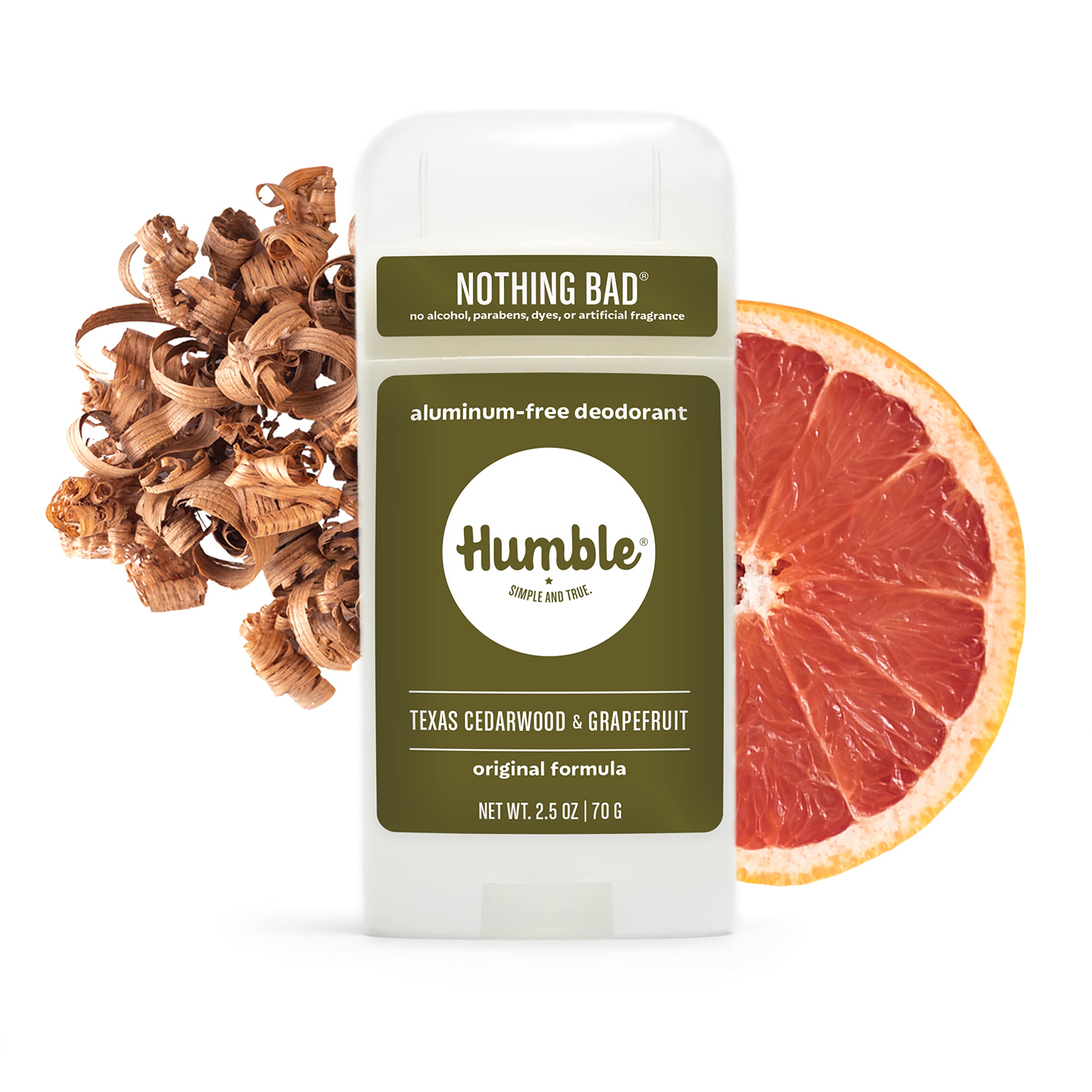 Déodorant Humble: usage quotidien sûr sans aluminium ni alcool.