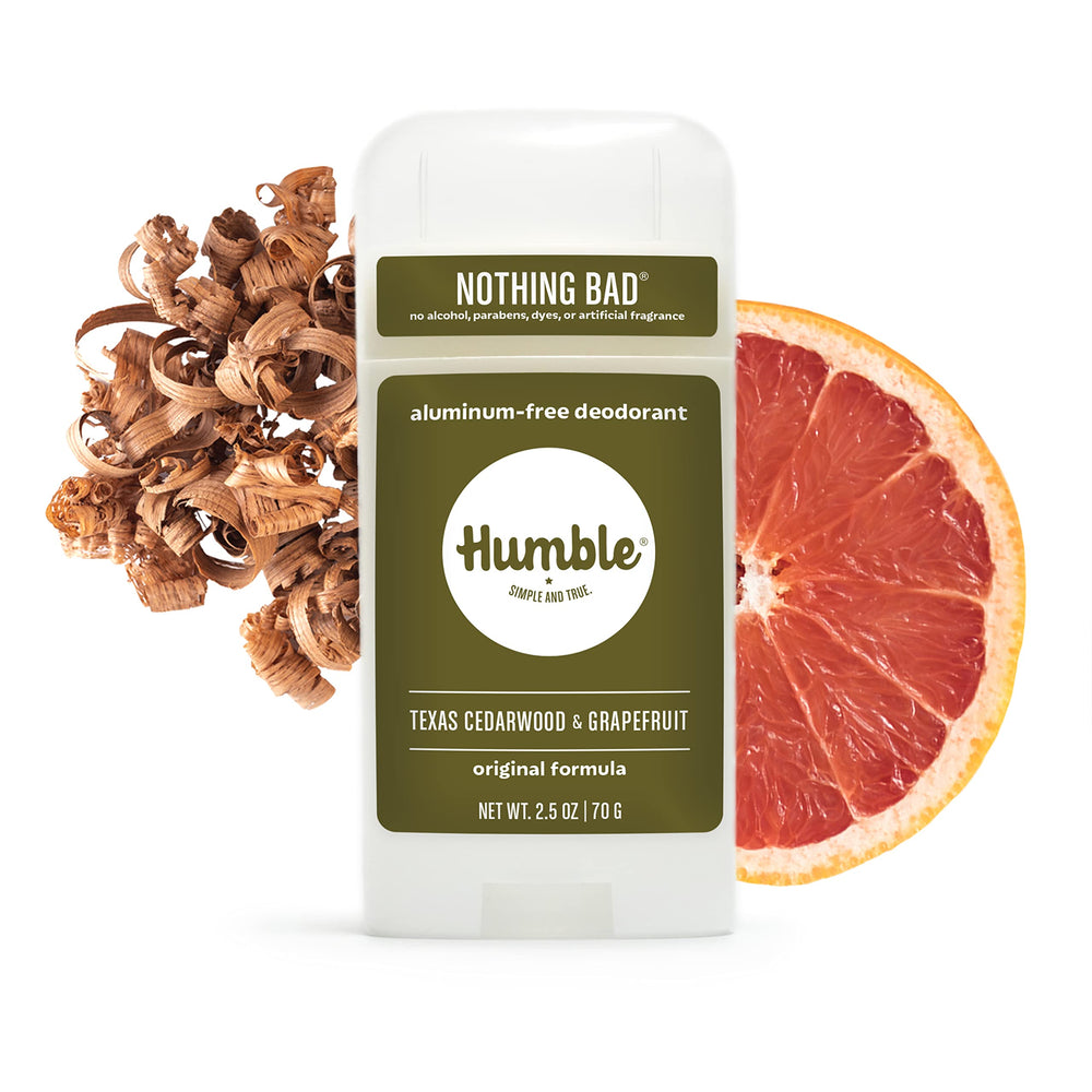Déodorant Humble: usage quotidien sûr sans aluminium ni alcool.