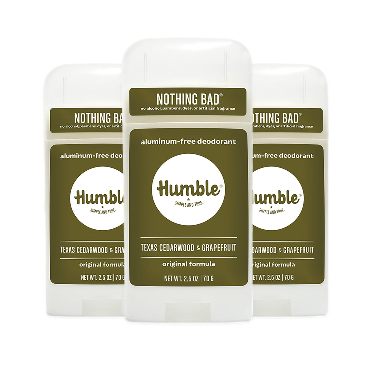 Déodorant Humble Formule Originale en bouteille élégante pour une fraîcheur durable.
