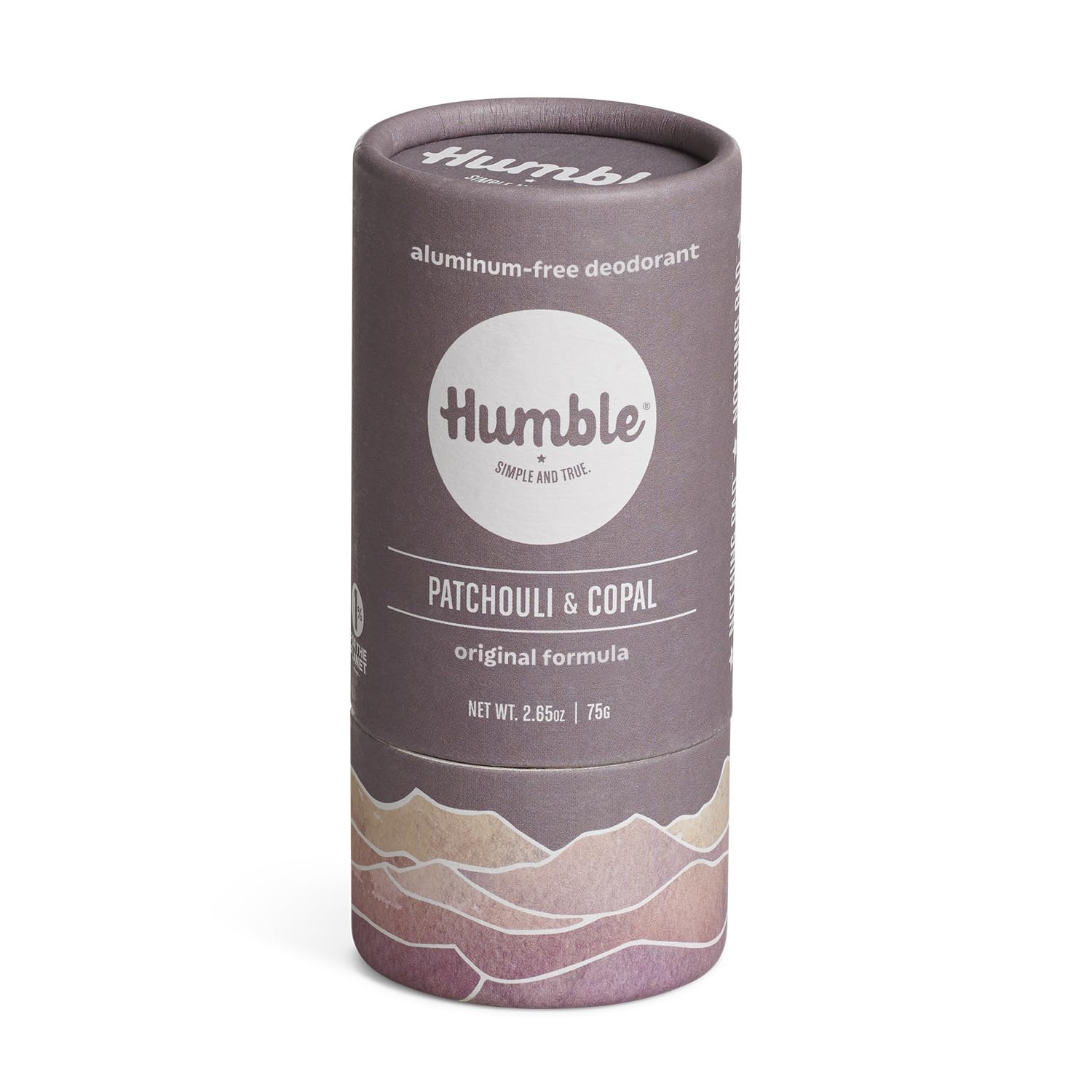 HUMBLE Originale Déodorant – ingrédients visibles pour une application douce et efficace.