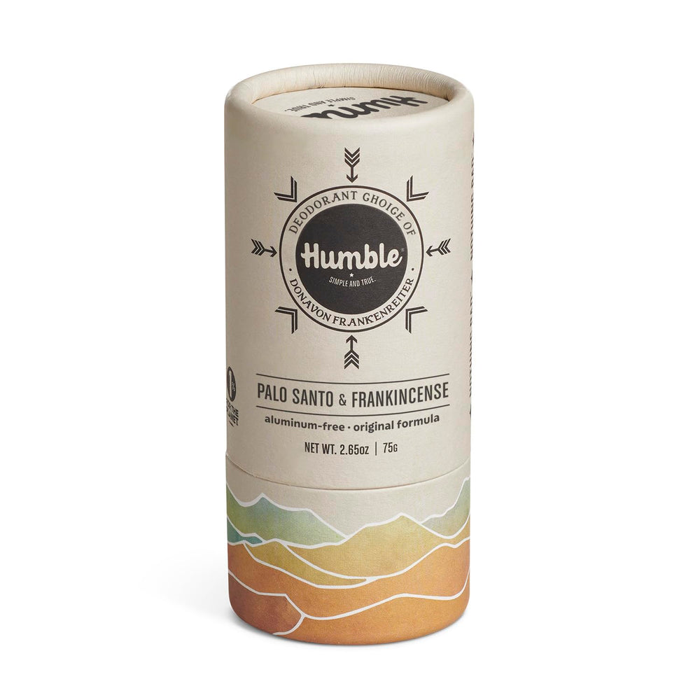 HUMBLE SIMPLE AND TRUE Déodorant Original en flacon; parfum discret et longue tenue.