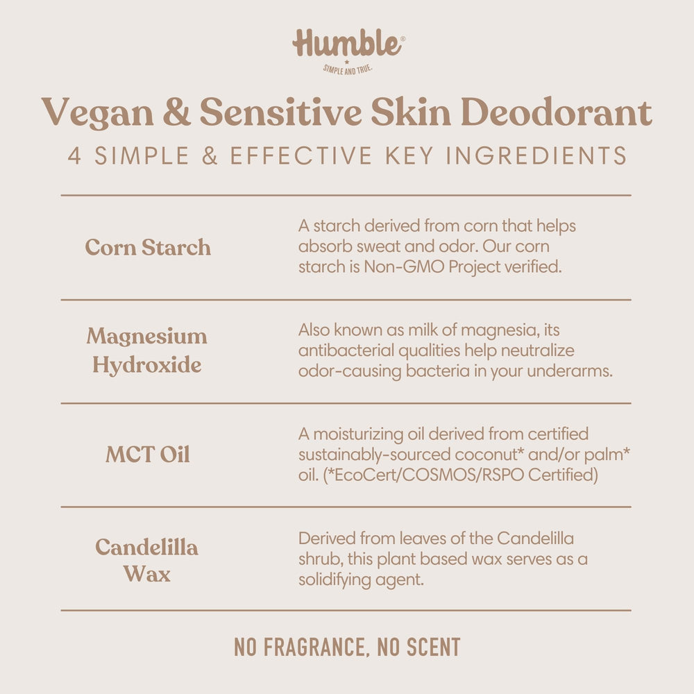 Humble Texture soyeuse sans aluminium – application douce.