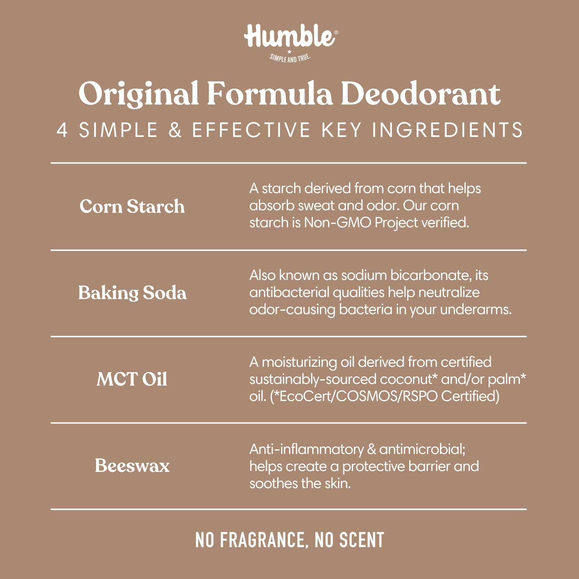 Humble Vanille et Cardamome – douceur parfumée et agréable.