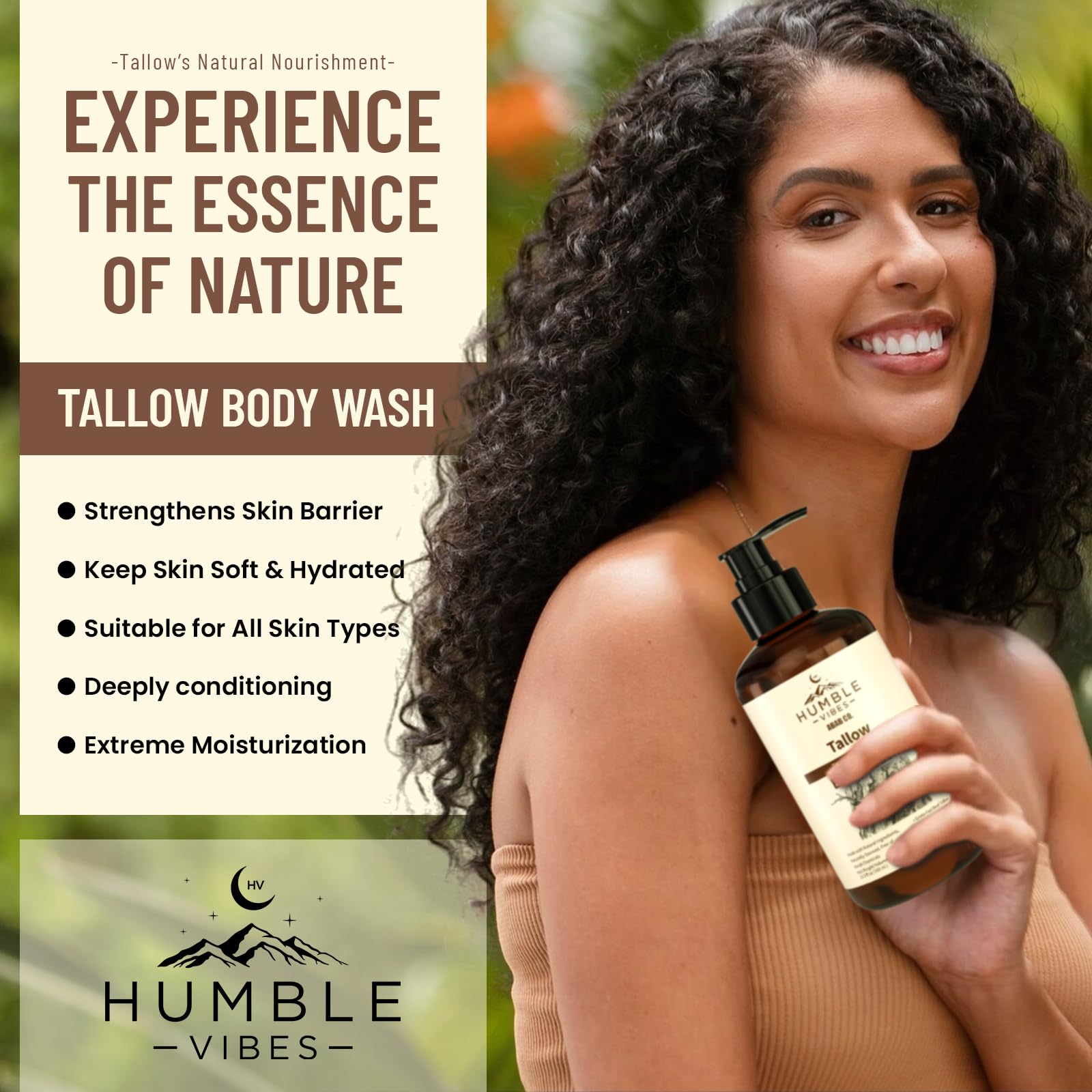 Gel sans sulfates dans HUMBLE VIBES, respectueux de l'épiderme.