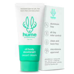 Hume Supernatural baume invisible pour le corps, application douce et fluide.