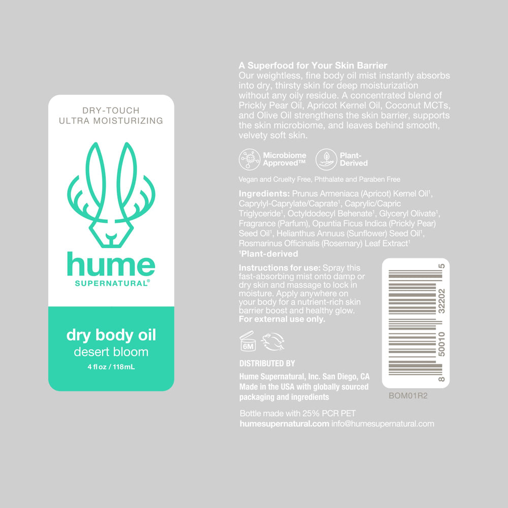 HUME SUPERNATURAL peau nourrie et éclatante après utilisation