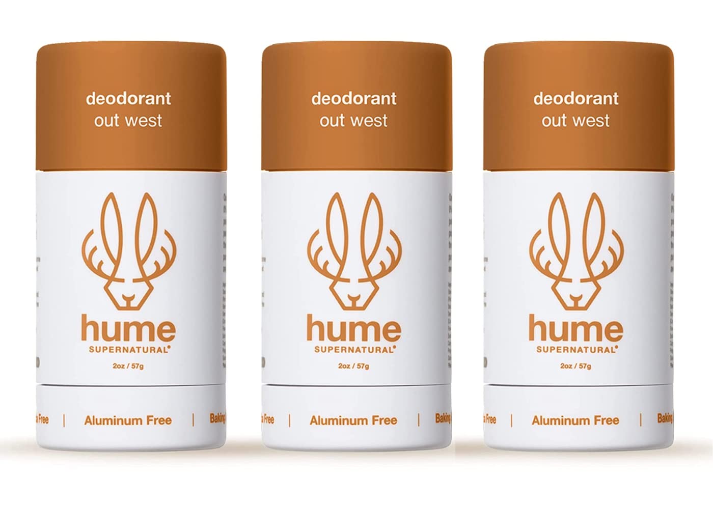 Déodorant Hume Supernatural bâton transparent pour une application nette.