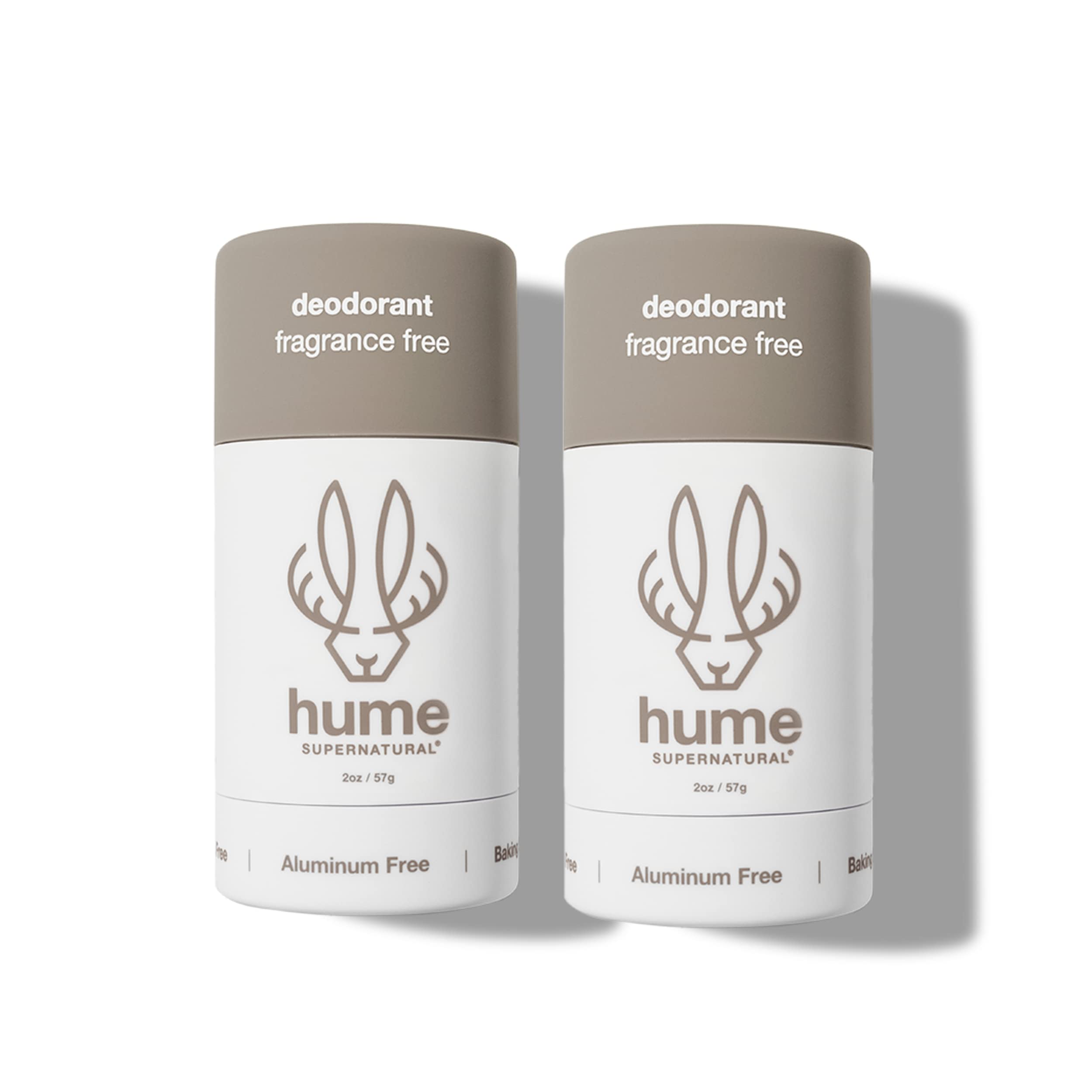 Hume Supernatural déodorant sans aluminium, lot de 2, protection longue durée.