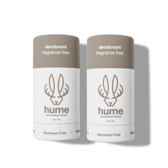Hume Supernatural déodorant sans aluminium, lot de 2, protection longue durée.