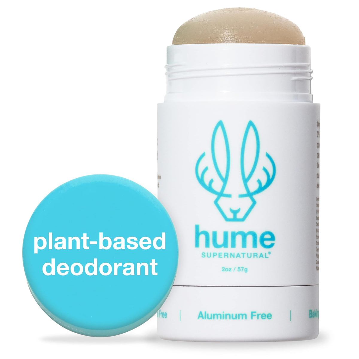 HUME Supernatural déodorant sans aluminium, baton transparent pour une fraîcheur discrète.