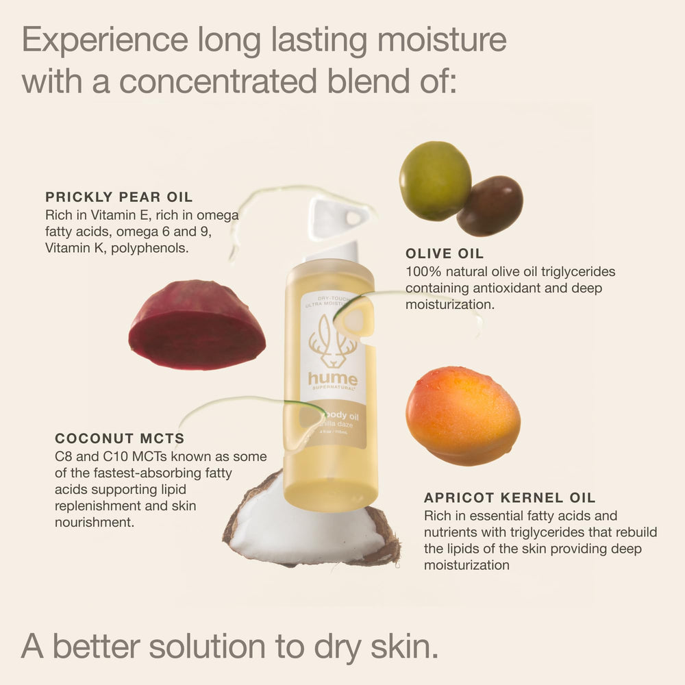 HUME SUPERNATURAL Vanille Daze : peut remplacer la lotion pour une hydratation pratique.