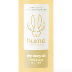 HUME SUPERNATURAL Vanille Daze : flacon spray pour hydratation rapide après douche.