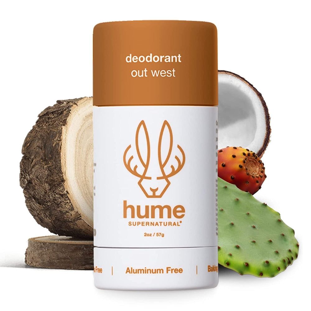 Hume Supernatural Out West bâton – action anti-odeur sans aluminium.