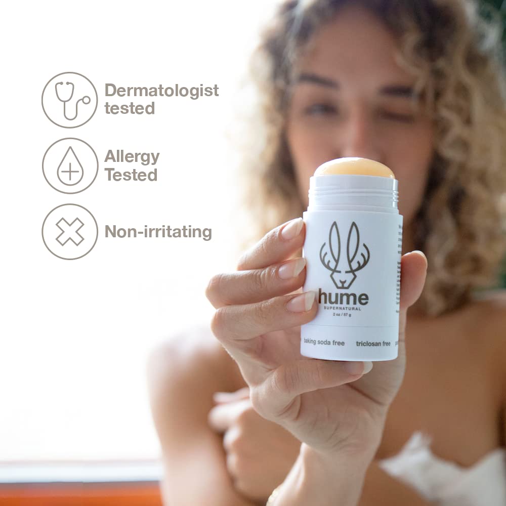Hume Supernatural probiotic-enhanced deodorant supports skin balance