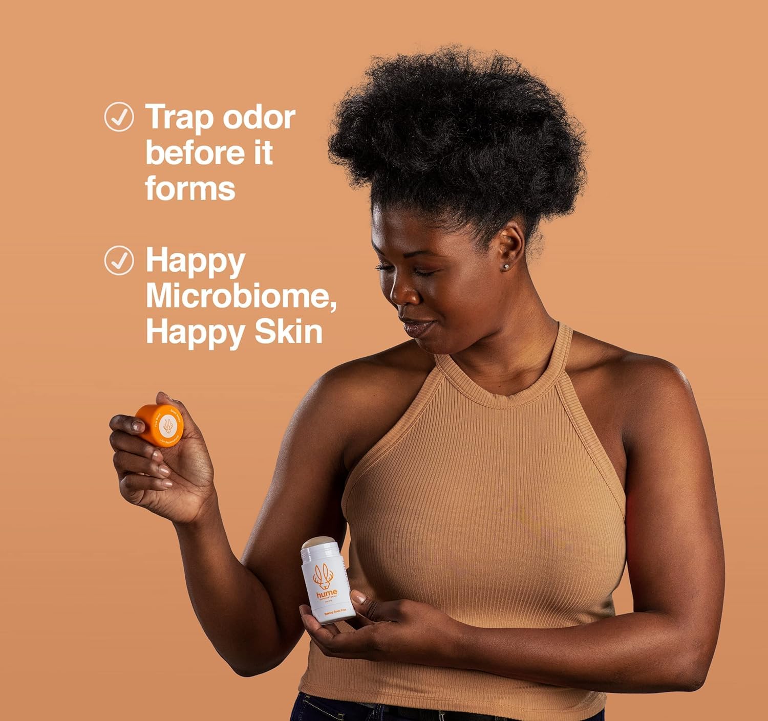 Hume Supernatural Probiotiques et prébiotiques : soutient le microbiote cutané.