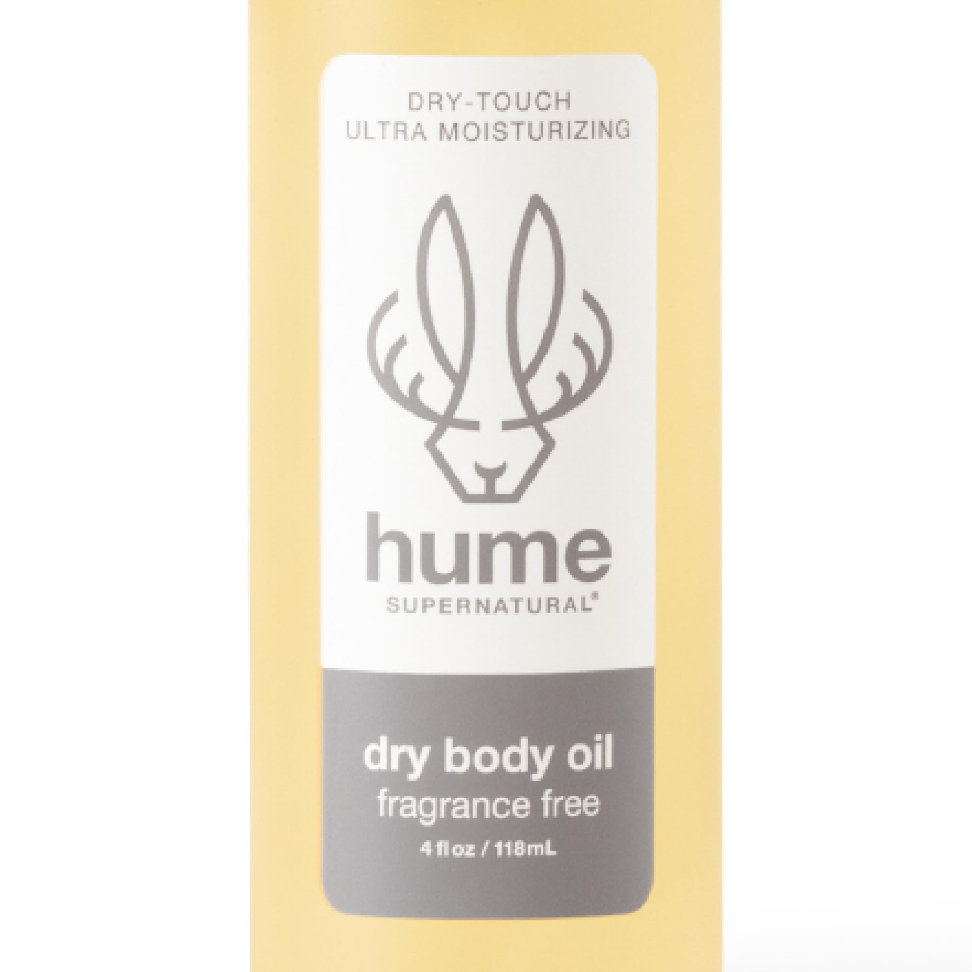 HUME SUPERNATURAL utilisation après la douche pour nourrir tout le corps.