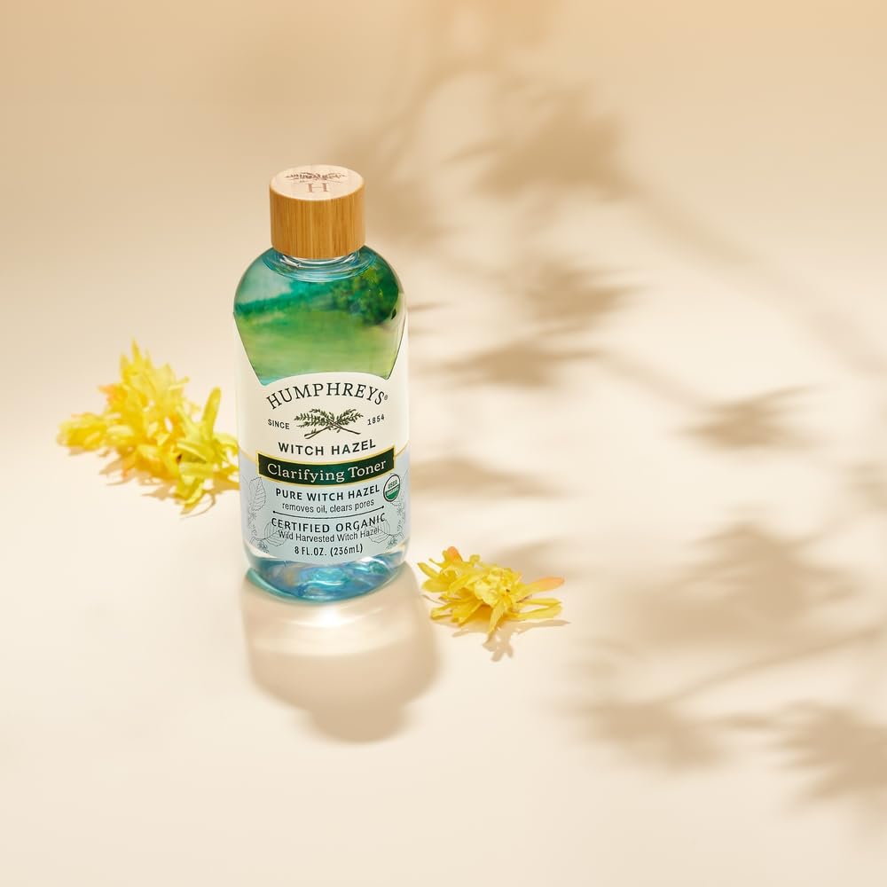 Humphreys Tonique clarifiant, utilisation simple matin et soir.