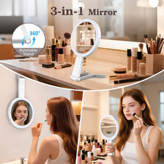 HUNCAB miroir avec grossissement 15x-1x pour détails précis en voyage.